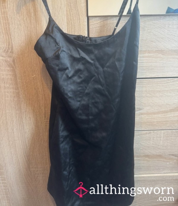 Black Satin Dress