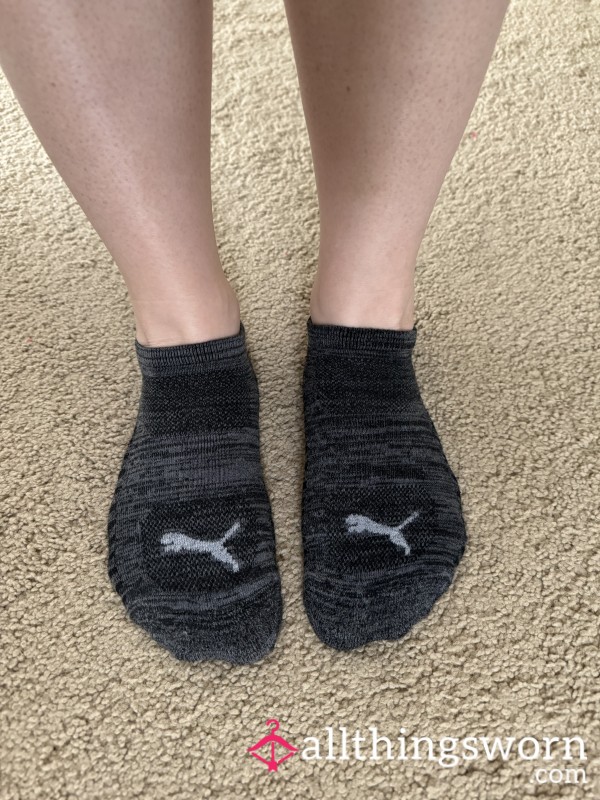 Well Worn Black Womens PUMA Socks