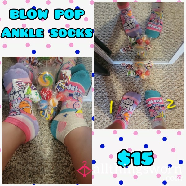 BLOW POP Cute Ankle Socks 😍