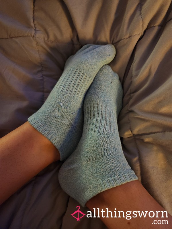 Blue Ancle Socks