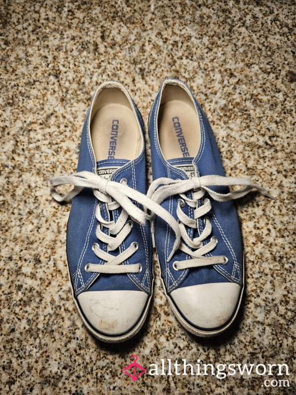 Blue Converse Sneakers