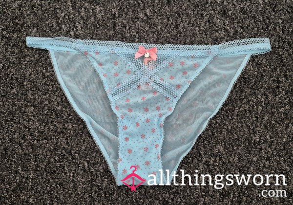 Blue Flor*l Panties