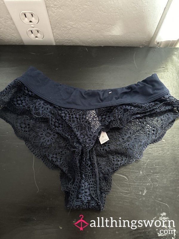 Blue Lace Cheeky/thong