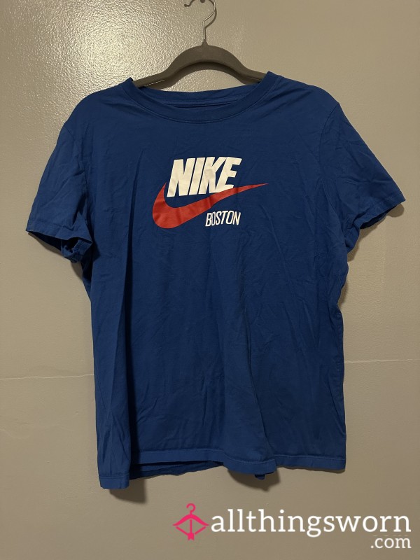 Blue Nike Boston T-Shirt XL