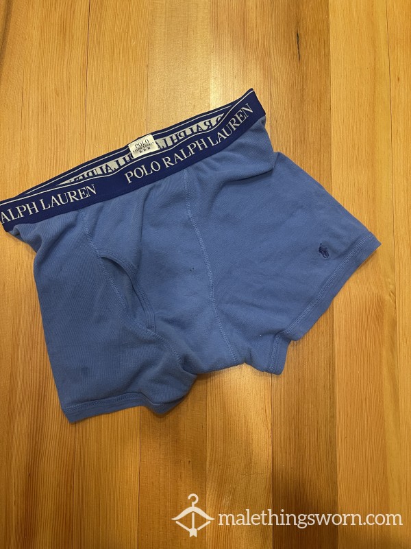 Blue Polo Cotton Boxer Briefs 🩲