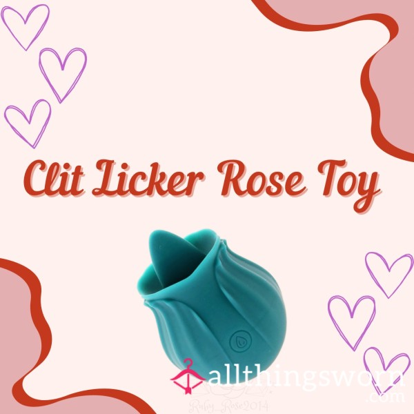 Blue Rose Tongue Toy