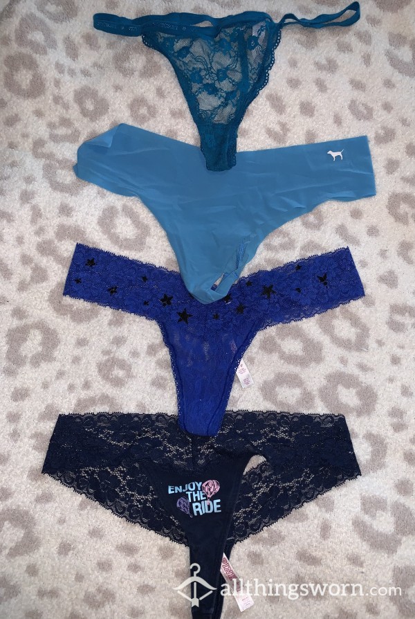 Buy Blue Victoria Secret PINK Thongs