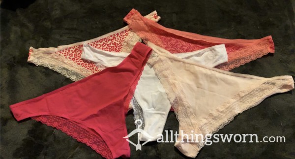 Brazilian Back Cotton/Lace Panties