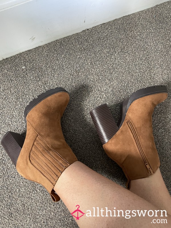 Brown Heel Boots