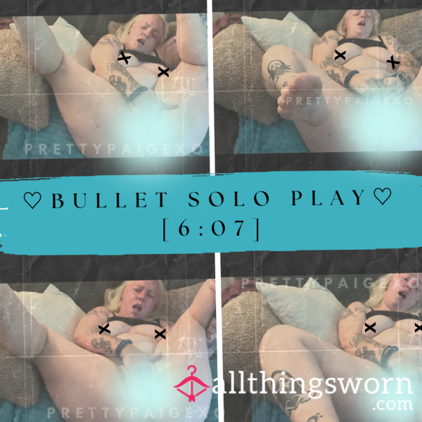 Bullet Solo Play 🧡 Legs Spread On The Couch 🤭 Premade Video [6:07]