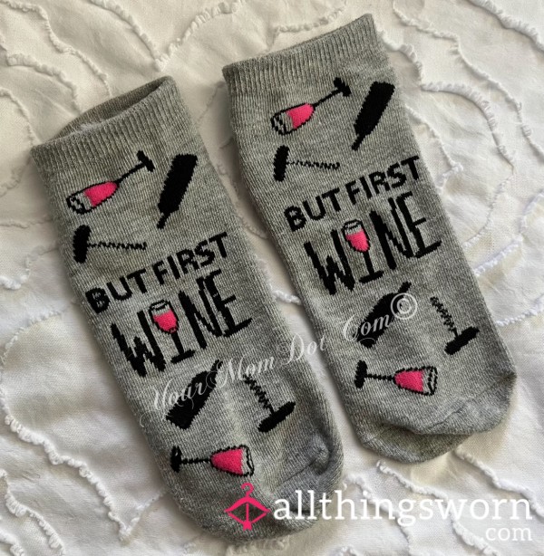“But First” Workout Socks