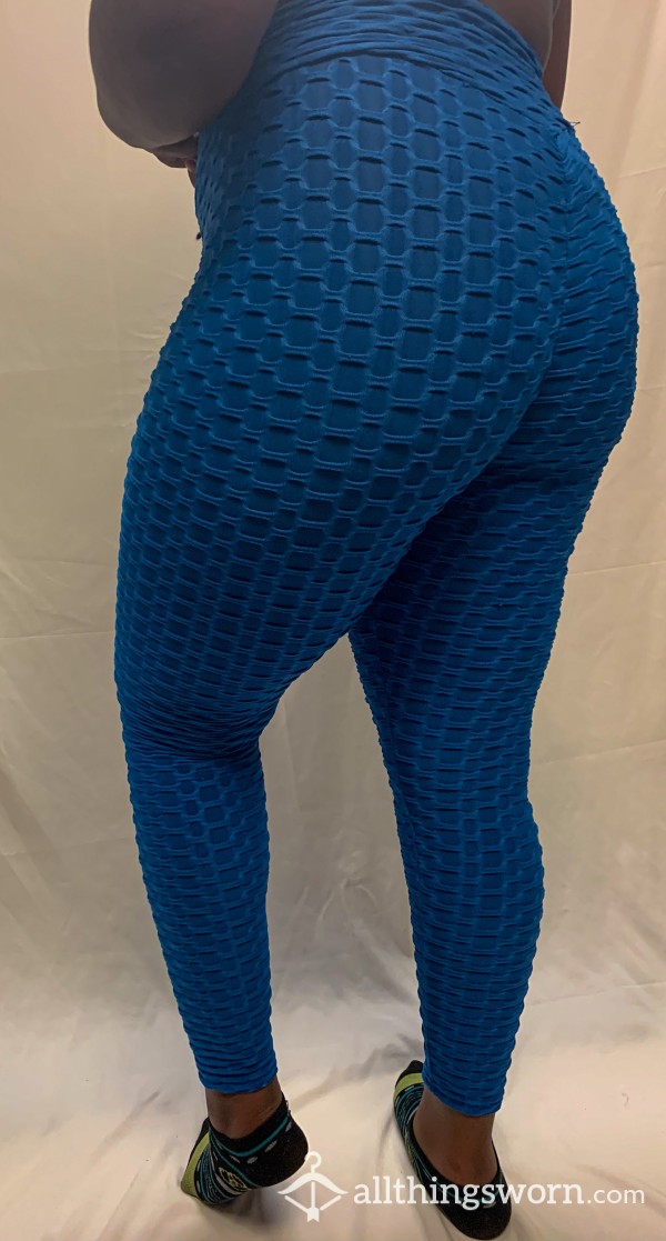 Butt Shaping Blue Yoga Pants