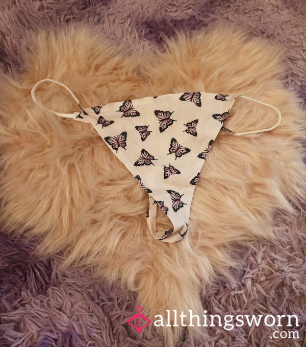 Bu*terfly Print Thong, You Decide The Wear 💖