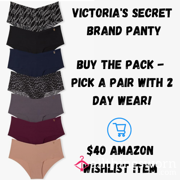 Buy The Pack, Pick A Pair Victoria's Secret Panty Amazon Wishlist Item