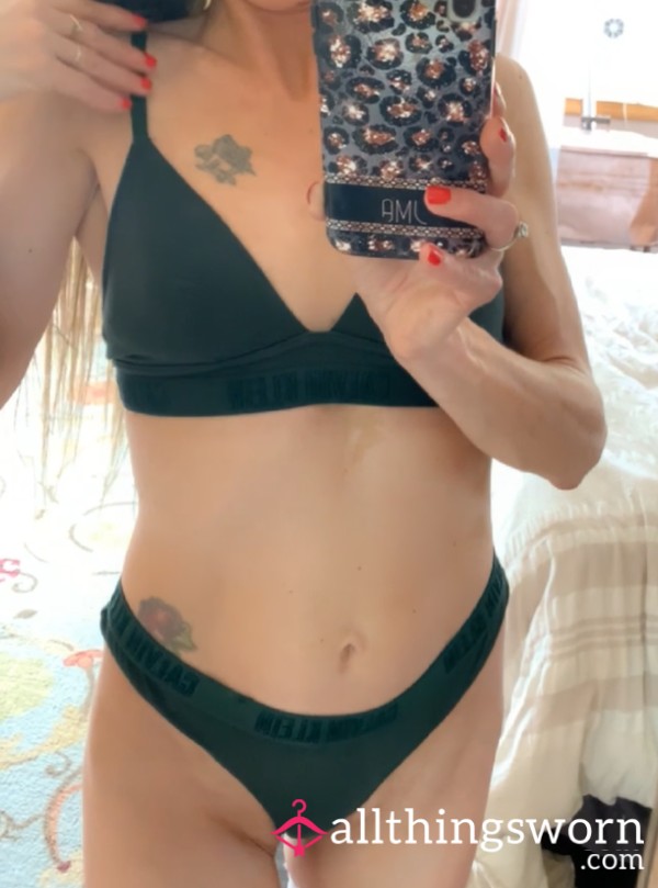 Calvin Klein Bra And Thong Set—💯😍😘 Sexy, Sporty And Sweaty From My Last Workout Today!! 😉💯🥵 Includes A 2.5 Hr Workout And Some Hot Proof Pics—with Face!! Read Description…you’ll LOVE It…xo ;)