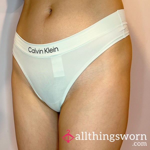 Calvin Klein CK Light Mint Green Smooth Thong