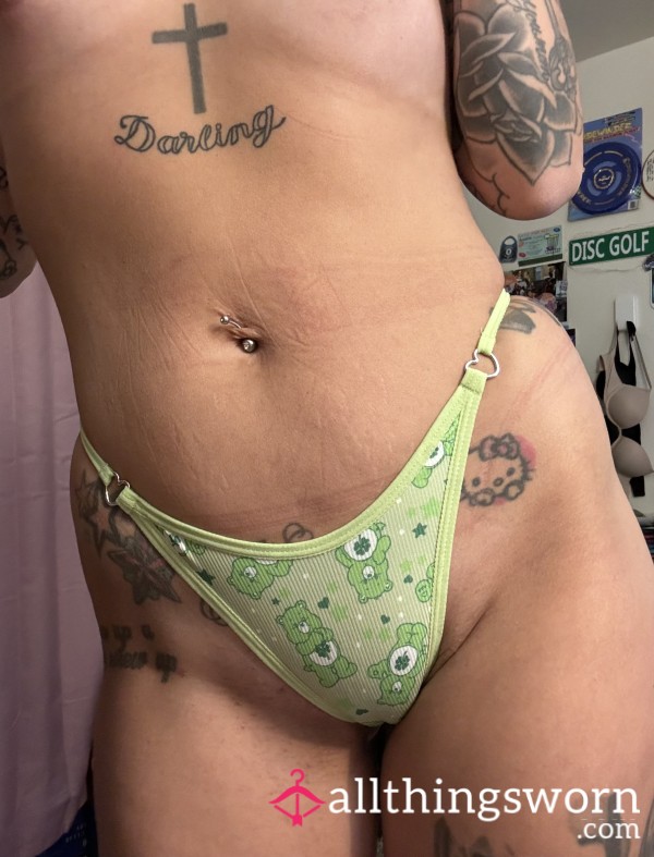 Care Bear Thongs! 🍀 Good Luck Bear 🍀 A** & Pu**y Hugging 🌈☔️