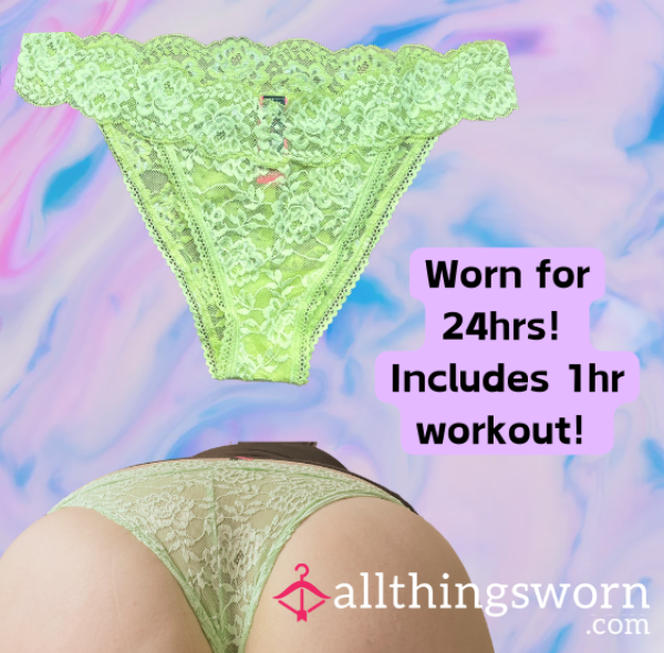 Cheeky Creamy Panties  With Workout Wear;) SALE $20