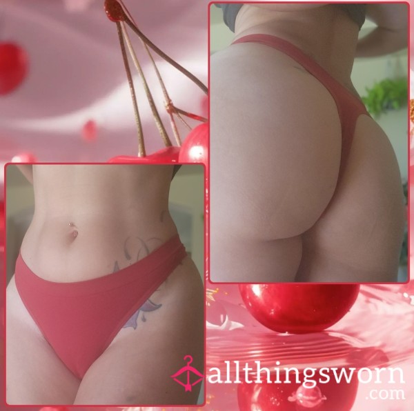 *sold*Cherry Red Thong