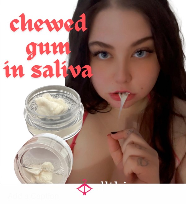 Chewed Gum In Sp*t - Pots And Vials With Saliva