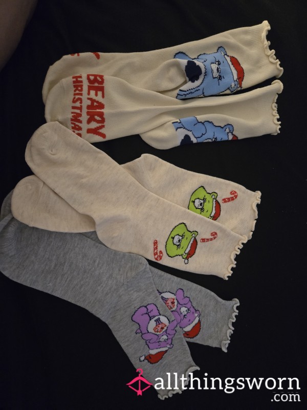 Christmas Care Bear Socks