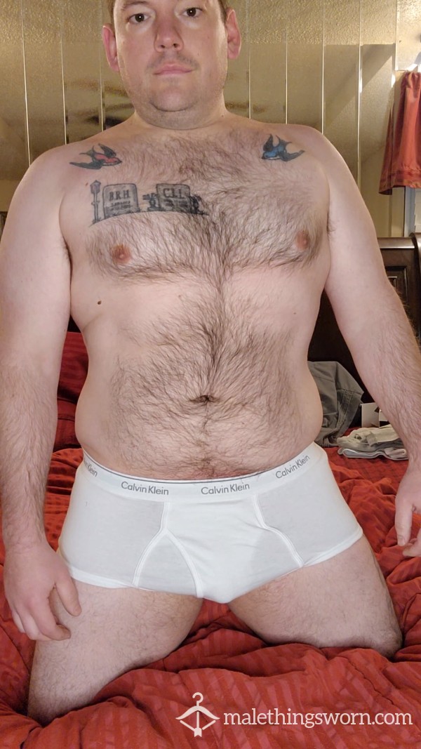 Cla**ic CK White Briefs.