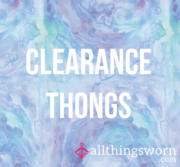 Clearance Thongs🦋