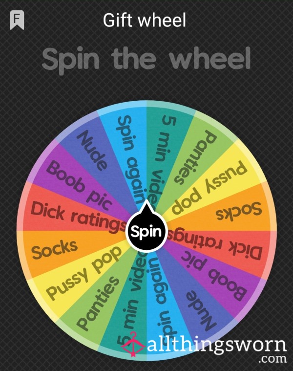 Come Spin My Gift Wheel