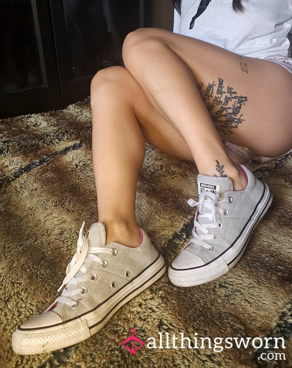 👟Converse All Star Low Top Flat Shoes Running Shoes Sneakers Asian Japanese Tattooed Feet