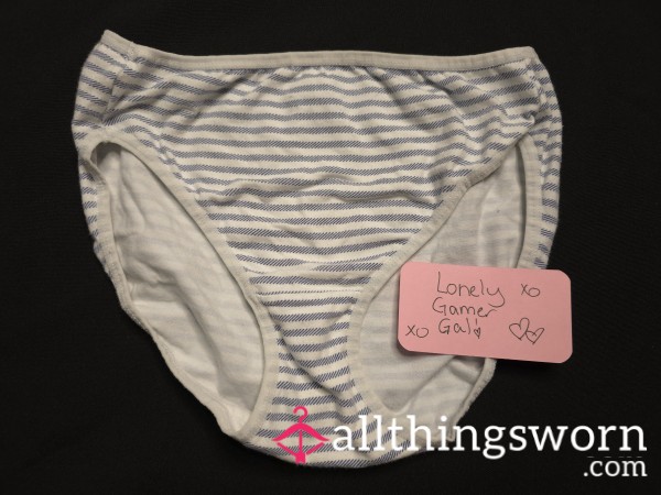 Cotton Striped Panties.