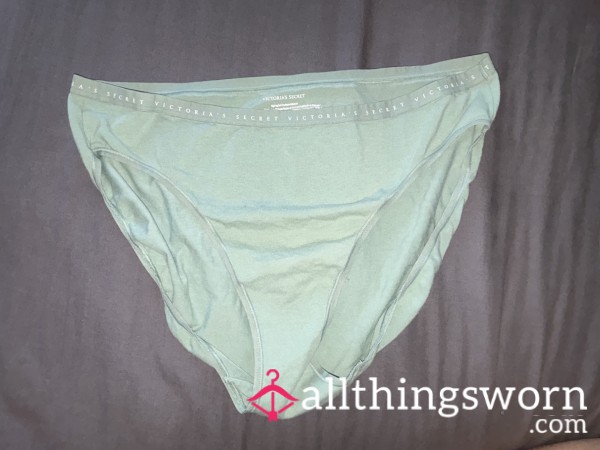 Cover Every Inch Of Your Face With My Scent With These Victoria Secret Teal Full Back High Waisted Panties | Size XL