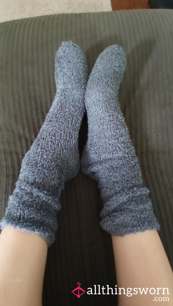 Cozy Old Gray Socks