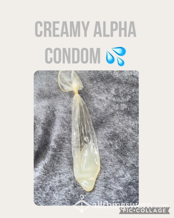 Creamy Alpha Condom