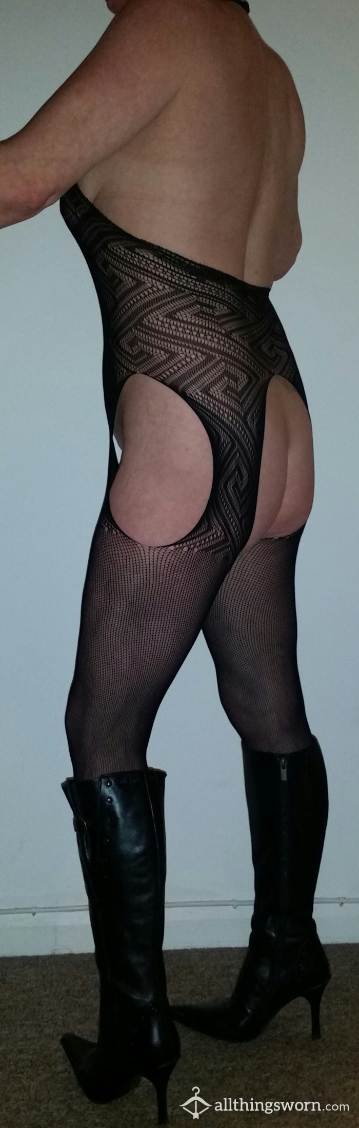 Very Well Worn Crotchless Bodystocking