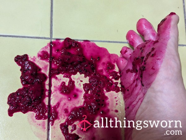 Crushing Juicy, Red Dragonfruit