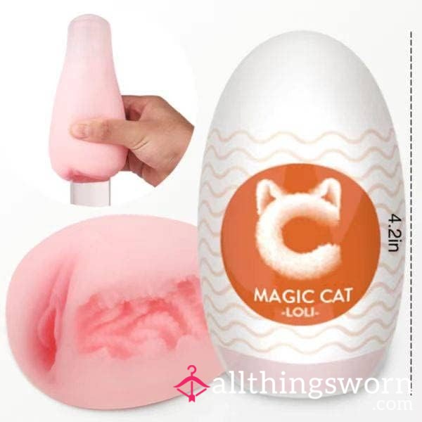 C*m Filled Magic Cat - Watch Me Pump The Magic Cat Deep Into My Wet Kitty