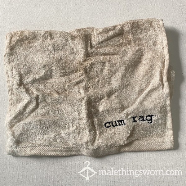 C*m Rag Nicely Soaked In Many Loads Of C*m - Smelly!