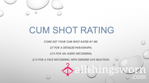 Cum Shot Rating 💦