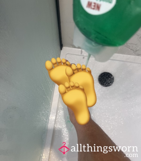 Cum Wash My Filthy Feet With Me