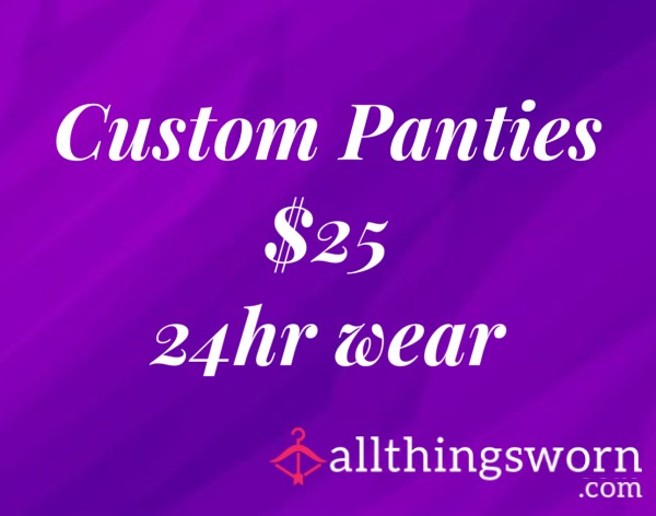 Custom Panties