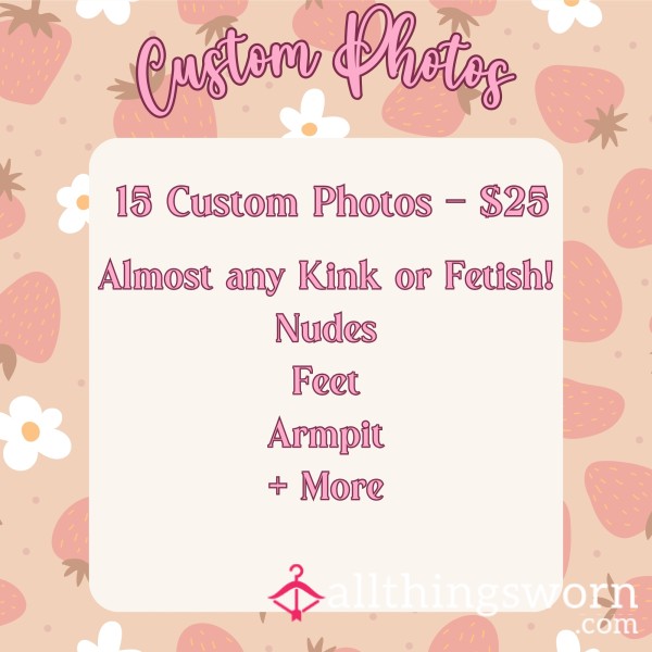 Custom Photo Set [15 Photos]