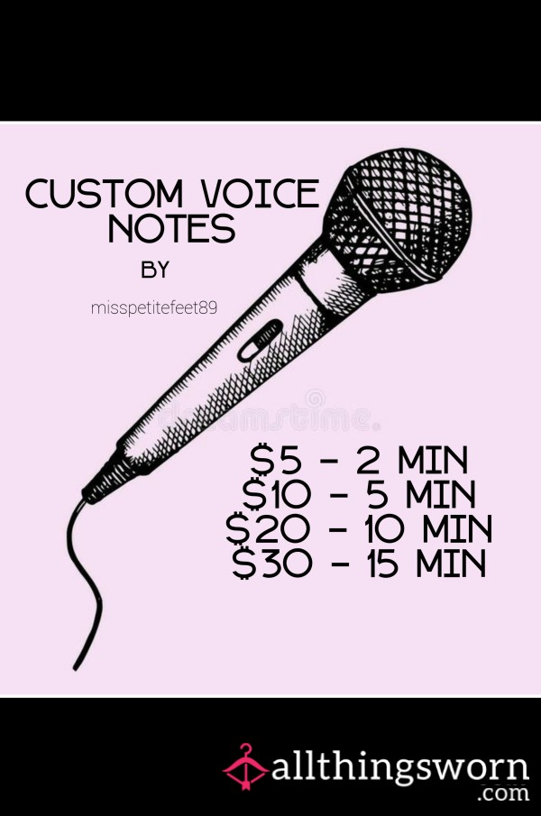 Custom Voice Notes
