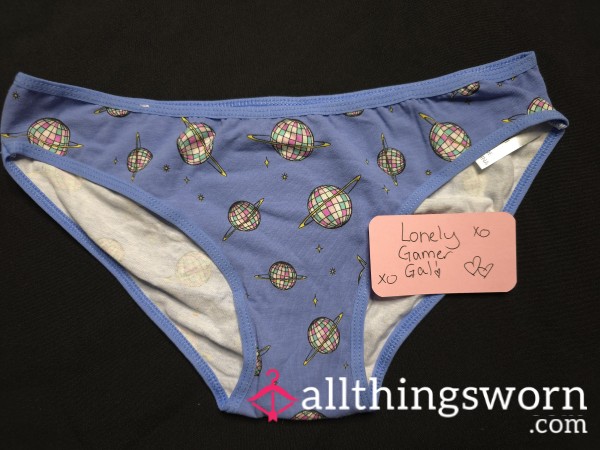 Cute Disco Planet Panties.