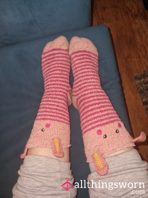 Cute Fluffy Bunny Socks