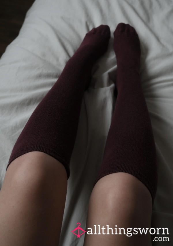 Cute Knee Length Socks, 48hr Wear ✨