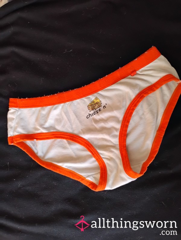 Cute Orange & White Panties