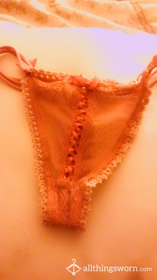 Cute Pink Lacy Thong (2 Other Colors Available)