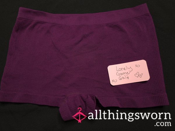 Cute Purple Boyleg Panties.