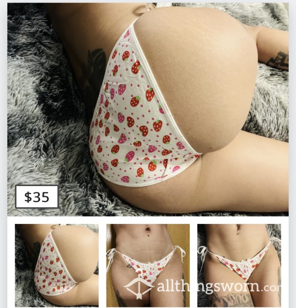 Cute Strawberry Panties