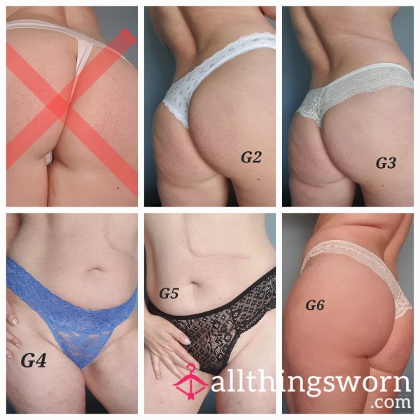 CYS (choose Your Scent) Worn Gstring